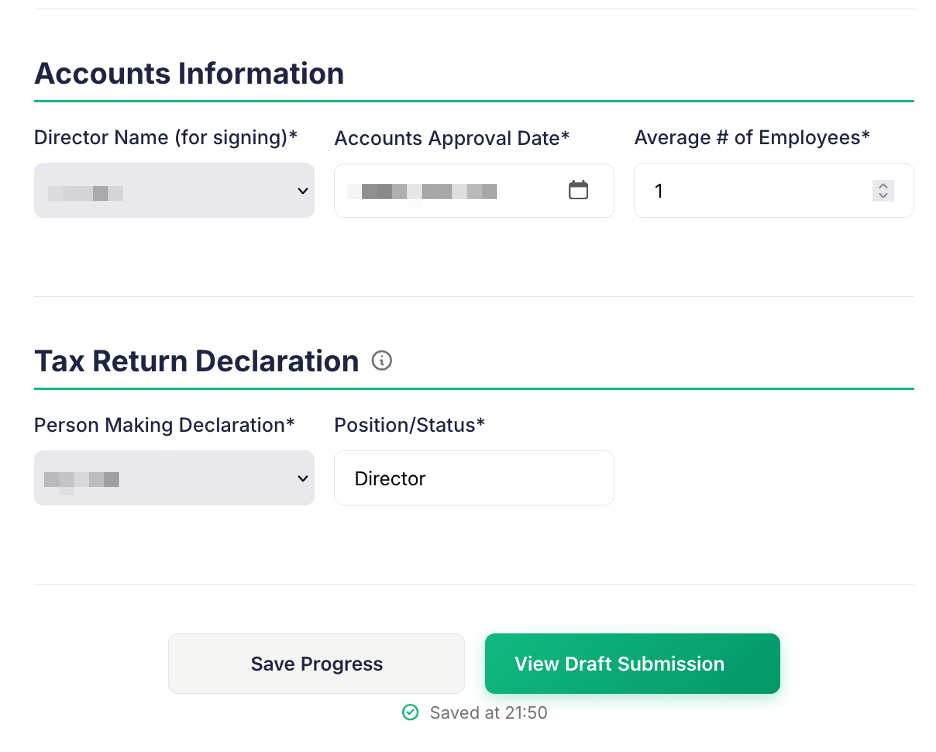 Accounts Information